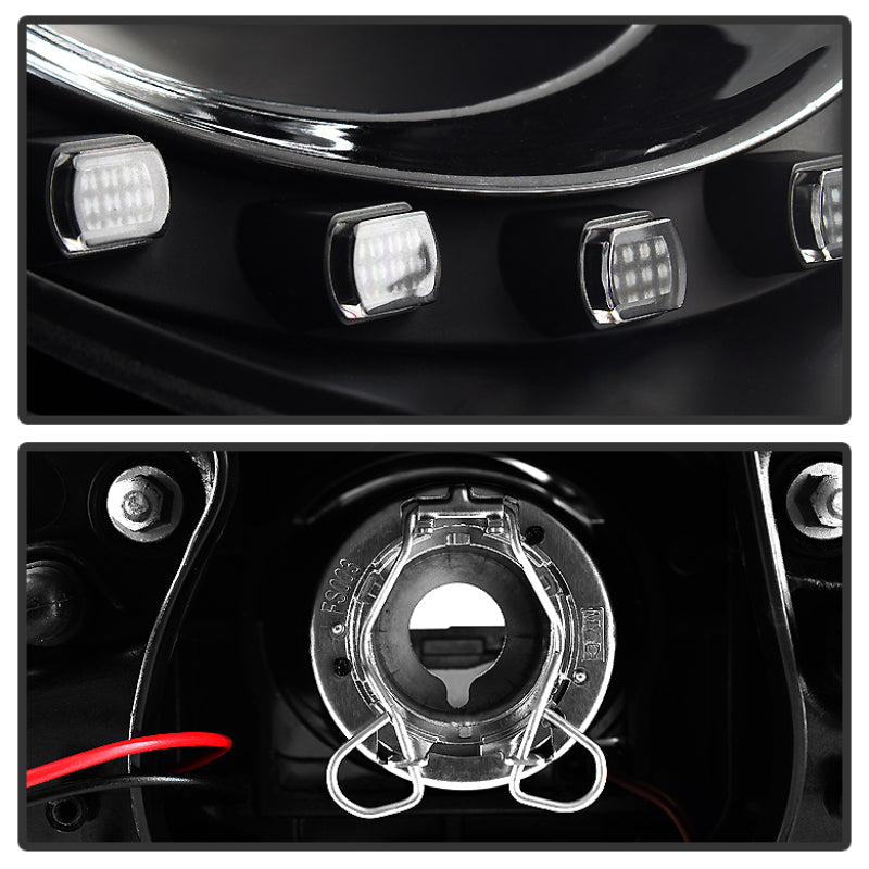 Spyder Volkswagen Beetle 06-10 Projector Headlights DRL LED Black PRO-YD-VB06-DRL-BK 5080929 5080929 User 1