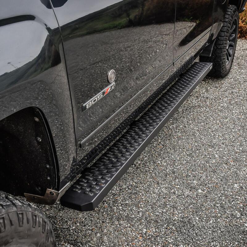 Westin Grate Steps Running Boards 86 in - Textured Black 27-74755 27-74755 Photo - Mounted