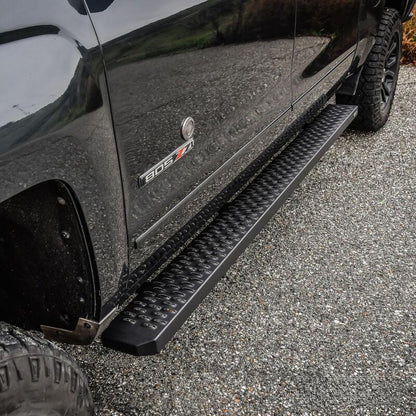 Westin Grate Steps Running Boards 86 in - Textured Black 27-74755 27-74755 Photo - Mounted