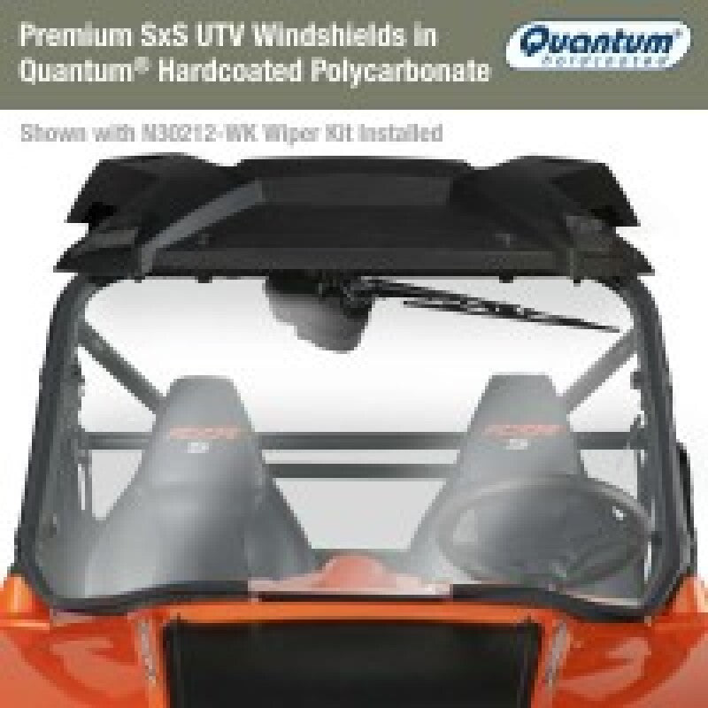 National Cycle 11-18 Polaris RZR 570/ 900 XP/ 800 Full Windshield Wiper Ready N30212 N30212 User 1