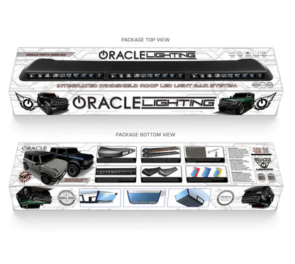 ORACLE Lighting Oracle 2021+ Ford Bronco Integrated Windshield Roof LED Light Bar System 5888-023-MF 5888-023-MF Photo - in package