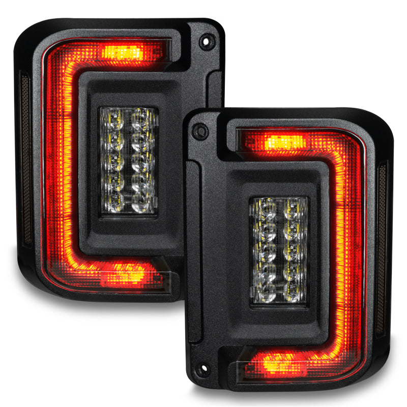 ORACLE Lighting Oracle 07-17 Jeep Wrangler JK Flush Mount LED Tail Lights - Tinted 5891-504-T 5891-504-T Photo - out of package
