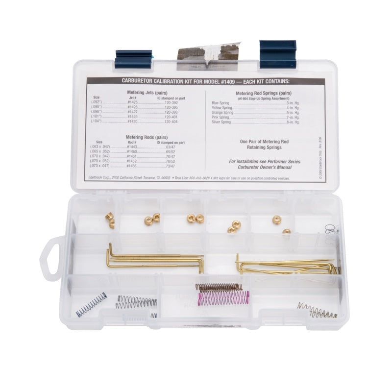 Edelbrock Jet / Rod Kit For 1409 1488 Photo - Unmounted