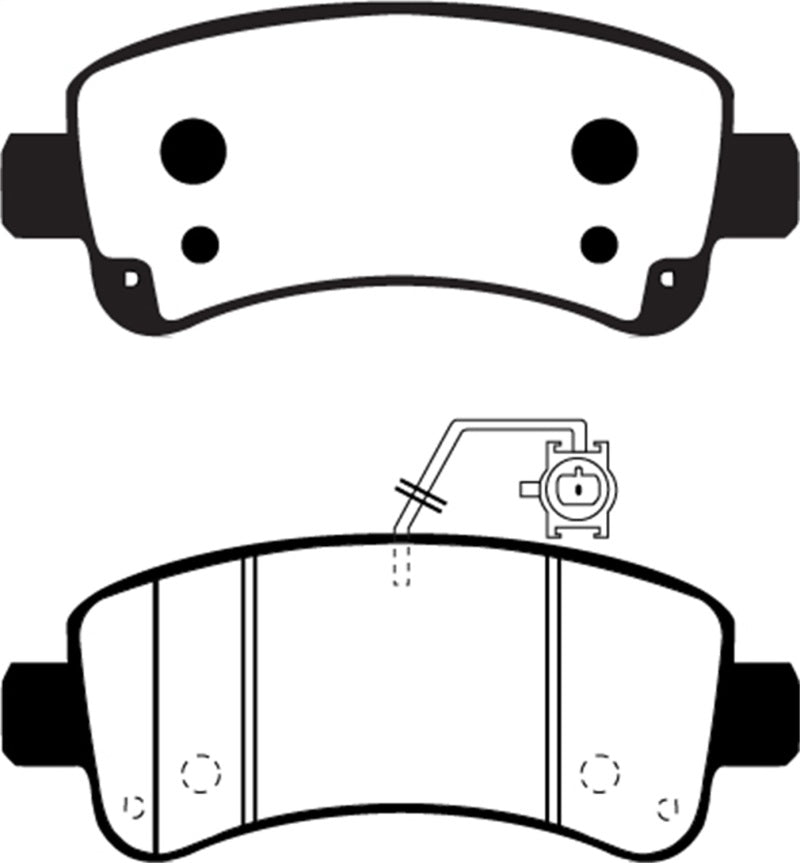 EBC Disc Brake Pad Set UD1746 Photo - Primary