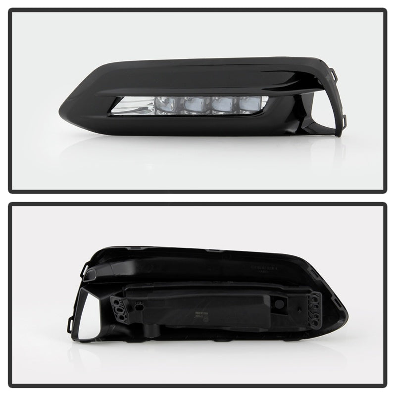 Spyder 18-19 Honda Accord Sedan OEM LED Fog Lights w/OEM Fit Switch - Clear (FL-HA2018-4D-LED-C) 5086310 5086310 Photo - Unmounted