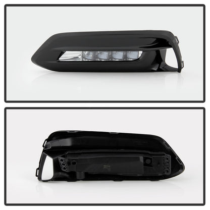 Spyder 18-19 Honda Accord Sedan OEM LED Fog Lights w/OEM Fit Switch - Clear (FL-HA2018-4D-LED-C) 5086310 5086310 Photo - Unmounted