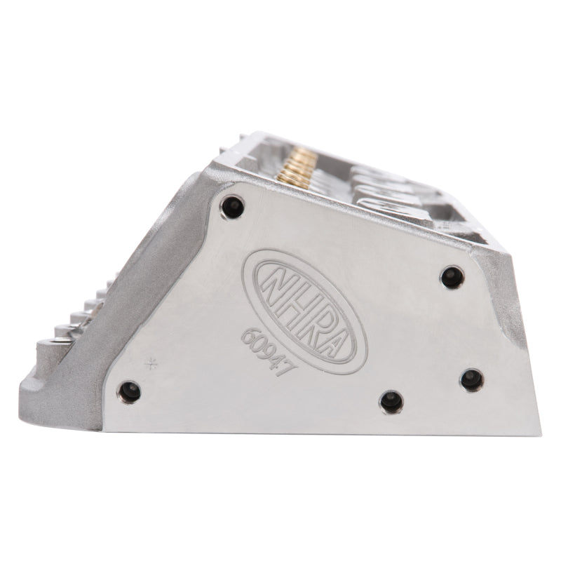 Edelbrock Cyl Head SBC Nhra Legal 64CC Angled Plug Bare, Single 60947 Photo - out of package