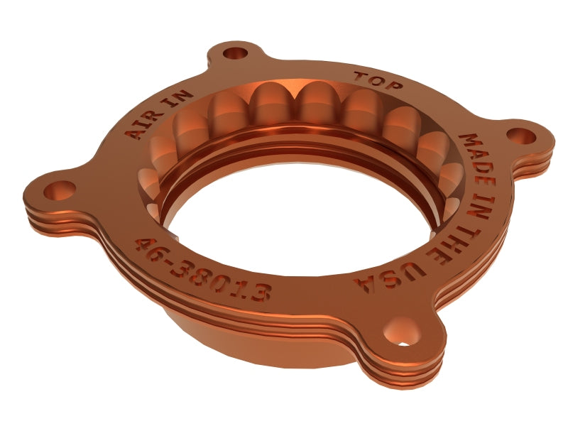 aFe Silver Bullet Throttle Body Spacers TBS 22-23 Toyota GR86 H4-2.4L - Orange 46-38013 46-38013 Photo - Primary