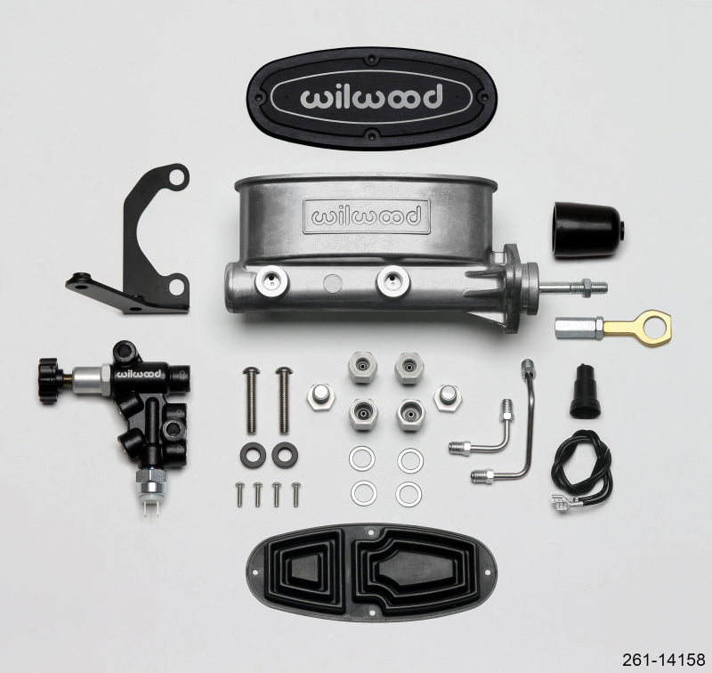 Wilwood HV Tandem M/C Kit w L/H Bracket & Prop Valve - 15/16" Bore-W/Pushrod 261-14158 User 1