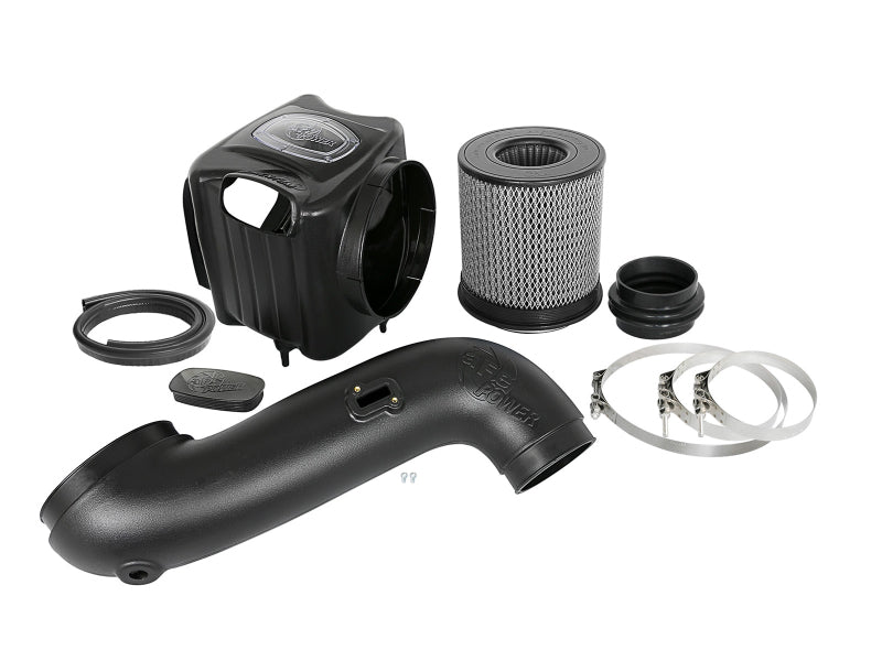 aFe Momentum HD Pro DRY S Cold Air Intake System: GM Diesel Trucks 07.5-10 51-74004 Photo - Unmounted