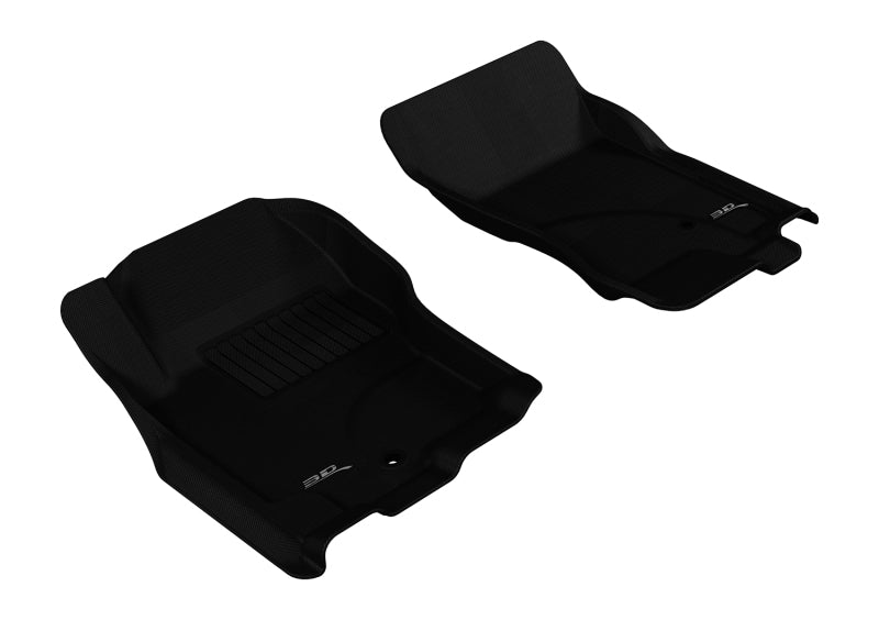 3D MAXpider 2005-2015 Nissan Pathfinder/Xterra Kagu 1st Row Floormat - Black L1NS06511509 L1NS06511509 Photo - Primary