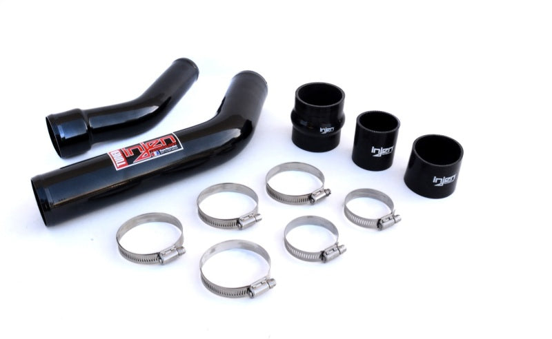 Injen 08-14 Mitsubishi Evo X 2.0L Turbo Black Intercooler Kit Two Piece Upper SES1899UICPBLK SES1899UICPBLK Photo - Unmounted