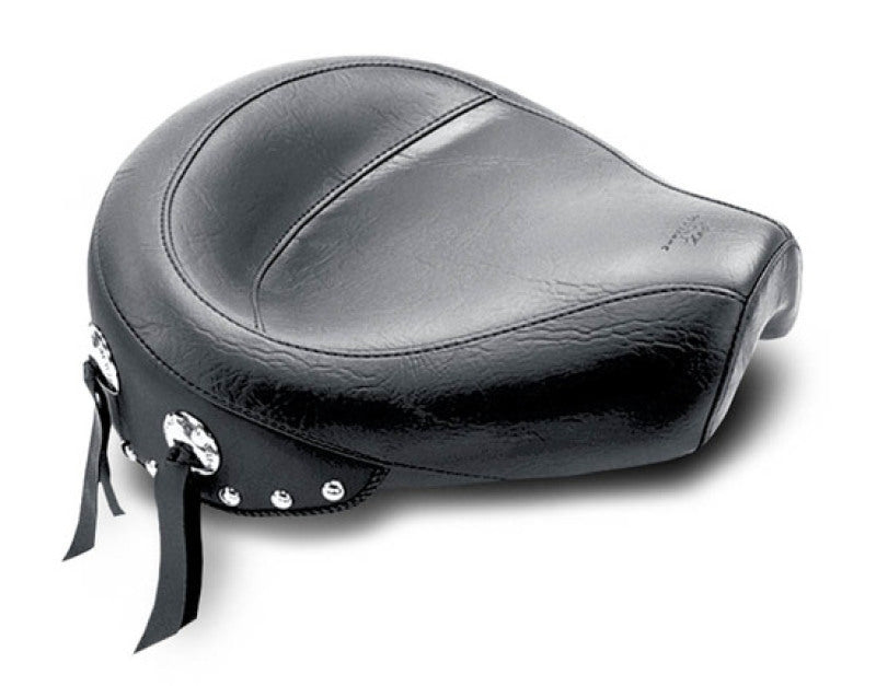 Mustang Motorcycle Mustang 82-03 Harley Sportster Wide Touring Solo Seat w/Studs - Black 75702 75702 Photo - Primary