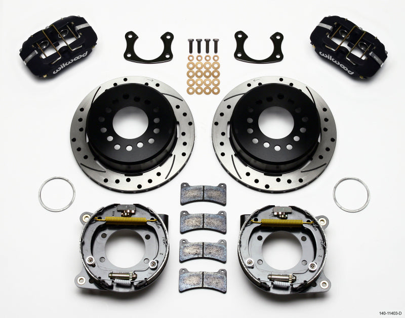 Wilwood FDP-LP 11.00" P-Brake Kit, Drilled, Small Ford 2.50" Offset 140-11403-D Photo - Primary
