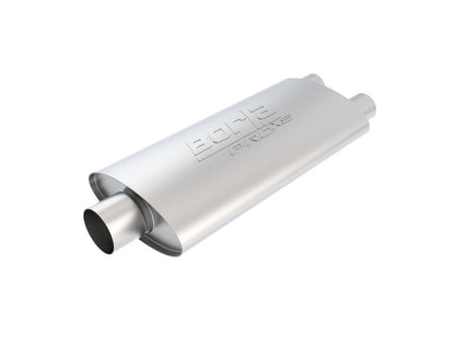 Borla 3in Inlet/Dual 2.25in Outlet Center/Dual Oval ProXS Muffler 40670 40670 Photo - Primary