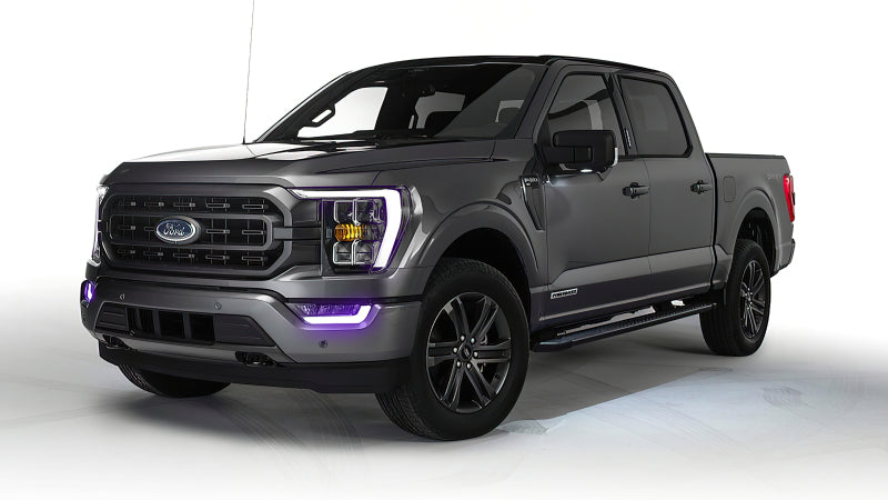 ORACLE Lighting Oracle 21-22 Ford F-150 ColorSHIFT RGB+W Fog Light DRL Upgrade Kit w/ No Controller 1462-334 1462-334 Photo - Mounted