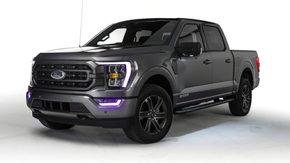 ORACLE Lighting Oracle 21-22 Ford F-150 ColorSHIFT RGB+W Fog Light DRL Upgrade Kit w/ No Controller 1462-334 1462-334 Photo - Mounted
