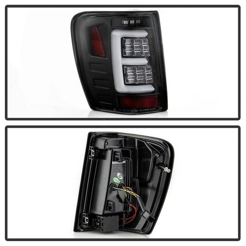 Spyder 99-04 Jeep Grand Cherokee - Light Bar Led Tail Lights - Black - ALT-YD-JGC99V3-BK 5086143 5086143 Photo - Unmounted