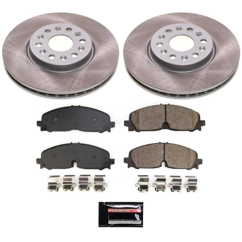 PowerStop Power Stop 21-22 GMC Acadia Front Semi-Coated Rotor Kit SC8739 SC8739 Photo - Primary