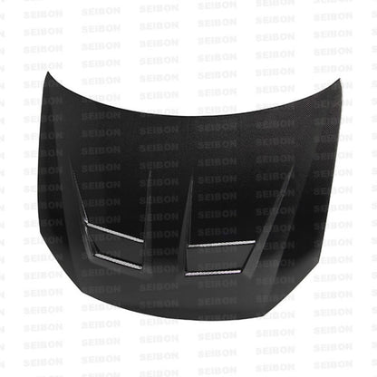Seibon Carbon Fiber Hood For 2010-2014 VW Golf / GTI (Shaved) HD1011VWGTIB-DV Photo - Primary
