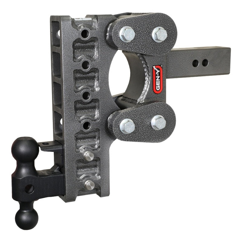 GEN-Y Hitch Gen-Y The Boss Torsion-Flex 2in Shank 10in Drop 16K Hitch w/GH-051 Dual-Ball/GH-032 Pintle Lock GH-1226 GH-1226 User 1