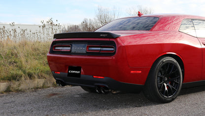 Corsa Performance 15-17 Dodge Challenger Hellcat Dual Rear Exit Sport Exhaust w/ 3.5in 14987BLK Photo - Primary