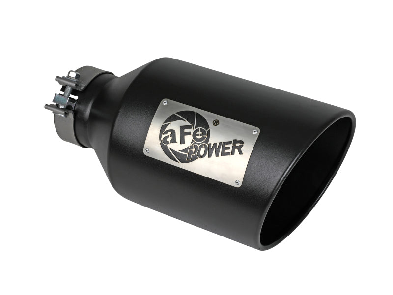 aFe Power MACH Force-Xp 409 Stainless Steel Clamp-on Exhaust Tip Black 49T40801-B15 49T40801-B15 Photo - Primary
