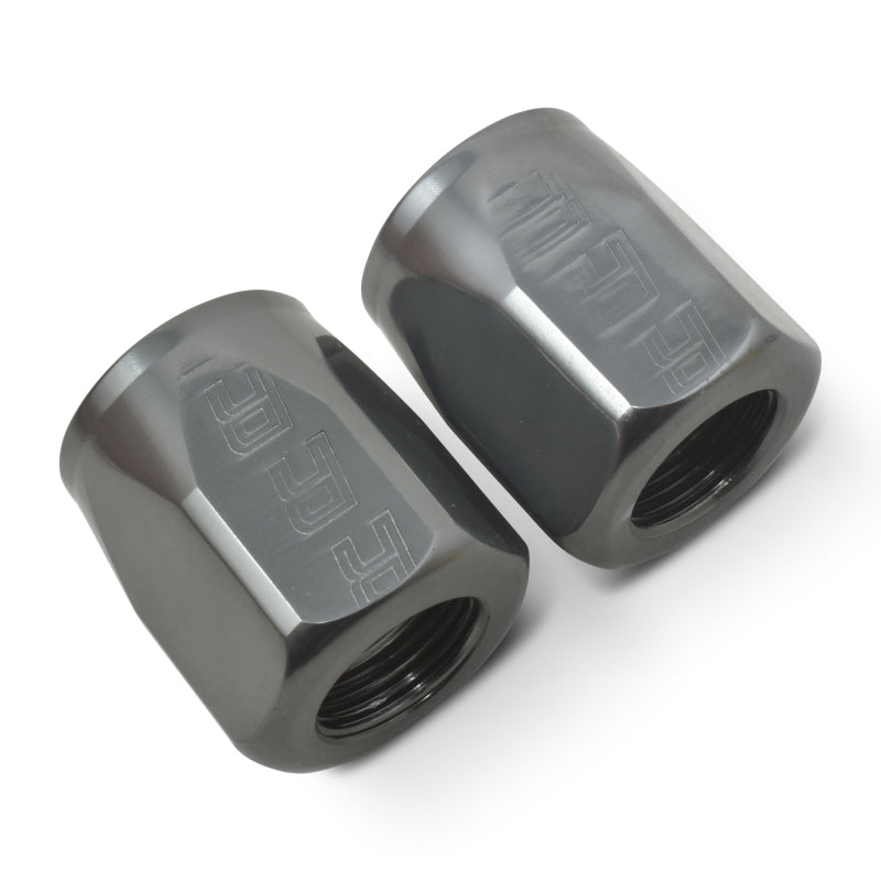 Russell -6 AN Full Flow Swivel Anodized Hose End Socket (Gray Finish) 615521 Photo - out of package