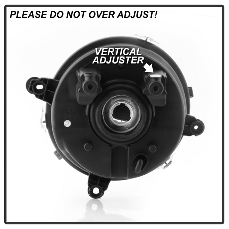 SPYDER xTune 07-17 Jeep Patriot (w/o Auto Leveling Lights) OEM Style Headlights - Chrome (HD-JH-JPA07-OE-C) 9042751 9042751 Photo - Unmounted
