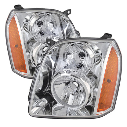 SPYDER Xtune GMC Yukon/Yukon Xl 07-14 Crystal Headlights Chrome HD-JH-GMCY07-AM-C 9027369 9027369 Photo - Primary
