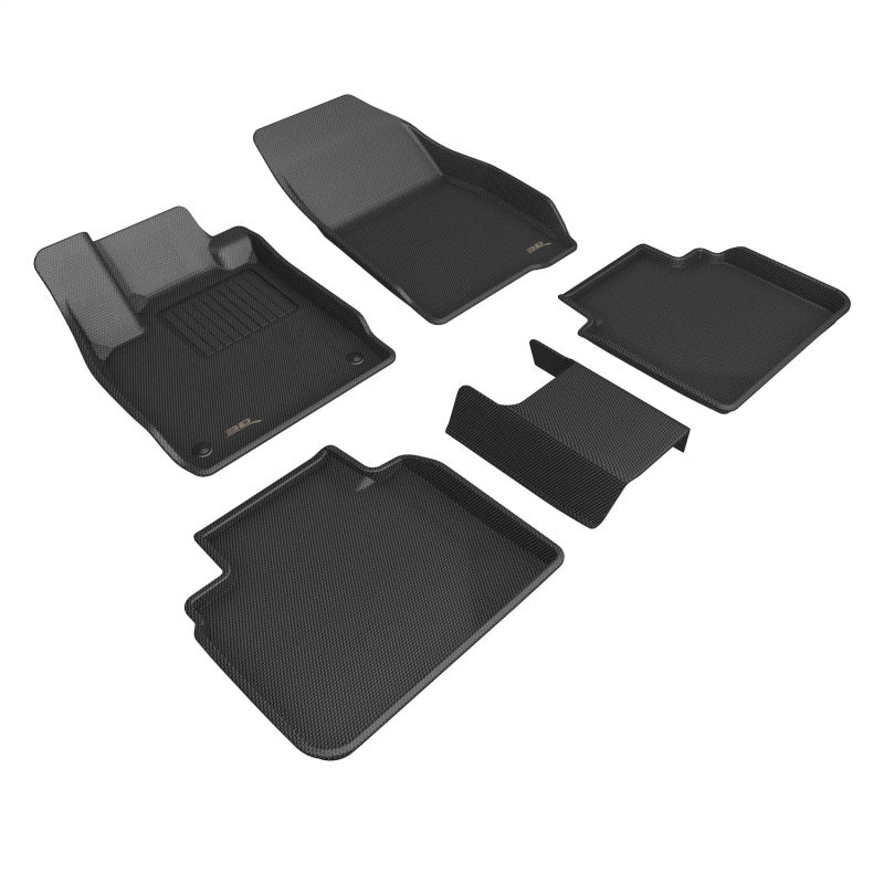 3D MAXpider 2023-2024 Honda Accord Kagu Front & Rear Floormats - Black L1HD13401509 L1HD13401509 Photo - Primary
