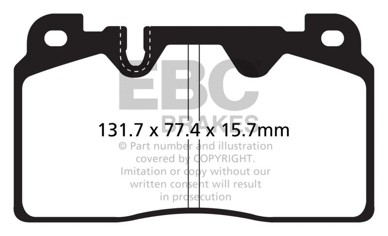 EBC Disc Brake Pad Set DP42168R Photo - Primary