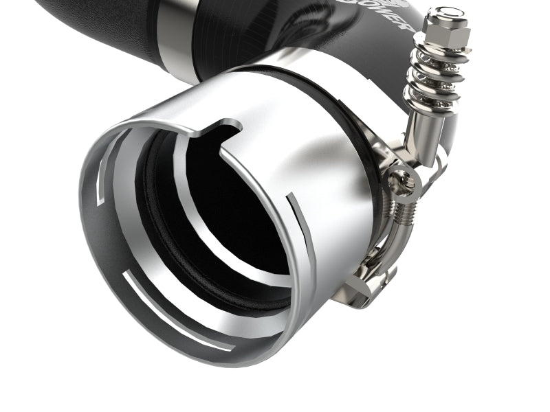 aFe Kia Stinger 18-22 V6-3.3L (tt) BladeRunner Hot Charge Pipe- Black 46-20508-B 46-20508-B Photo - Close Up