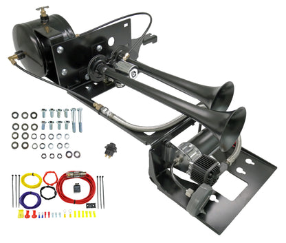 Kleinn Air Horns Kleinn 97-06 Jeep Wrangler TJ/ LJ Onboard Air System w/ Model 102 Horns TJ102 TJ102 Photo - Primary