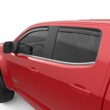 EGR 15+ Chevy Colorado/GMC Canyon Crew Cab In-Channel Window Visors - Set of 4 571391 571391 Photo - Close Up