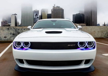 ORACLE Lighting Oracle 15-21 Dodge Challenger Dynamic Surface Mount Headlight Halo Kit - ColorSHIFT - Dynamic 3990-332 3990-332 User 3