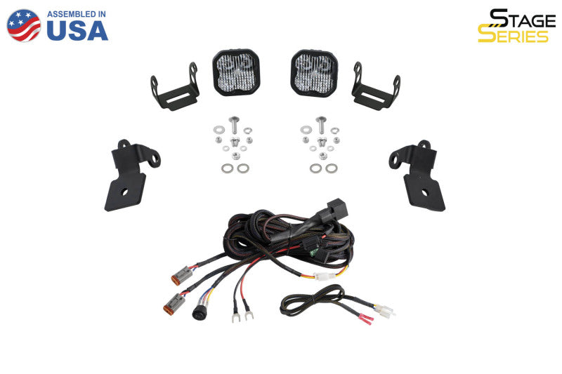 Diode Dynamics 20-Present Polaris RZR A-Pillar LED Pod Kit SS5 Sport - White Combo DD7639 DD7639 User 8