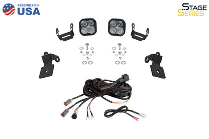 Diode Dynamics 20-Present Polaris RZR A-Pillar LED Pod Kit SS5 Sport - White Combo DD7639 DD7639 User 8