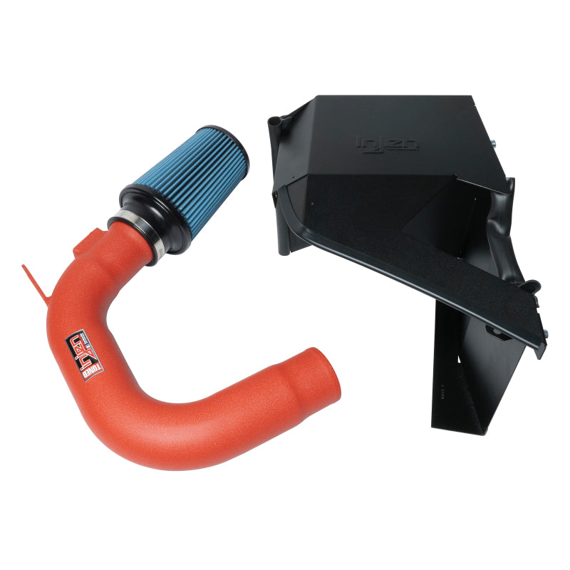 Injen 15-21 Subaru WRX 2.0L 4 Cyl. Wrinkle Red Cold Air Intake SP1209WR SP1209WR Photo - Unmounted