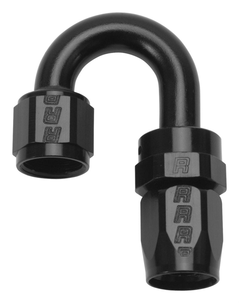 Russell Performance -12 AN Black 180 Degree Full Flow Swivel Hose End 613535 613535 Photo - Primary