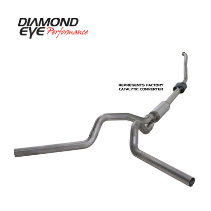 Diamond Eye Performance Diamond Eye KIT 4in TB MFLR RPLCMENT PIPE DUAL SS 94-97 5 7 3L F250/F350 PWRSTROKE NFS W CARB STDS K4308S-RP K4308S-RP Photo - Unmounted