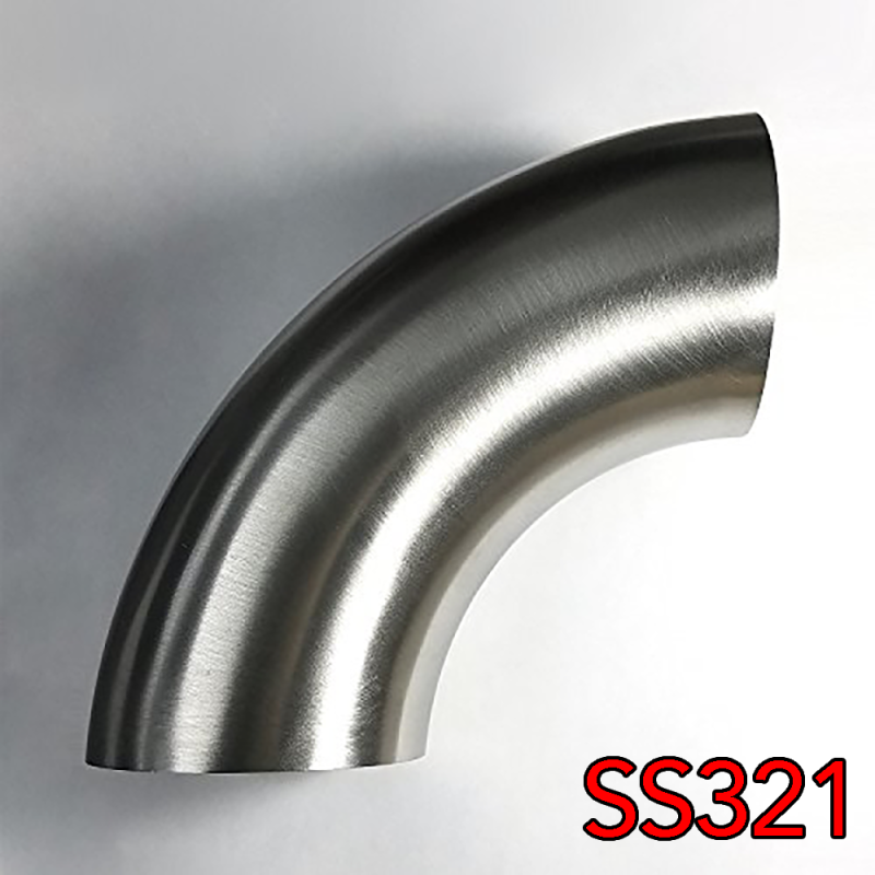 Stainless Bros 2.5in SS321 90 Degree Mandrel Bend Elbow 1.5D - 16GA/.065in Wall - No Leg 701-06356-3150