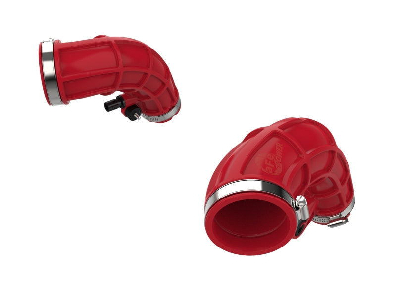 aFe Power 22-24 Toyota Land Cruiser (J300) / 22-24 Toyota Tundra V6-3.4L (tt) Red Turbo Inlet Pipes 55-20001-R 55-20001-R Photo - Unmounted