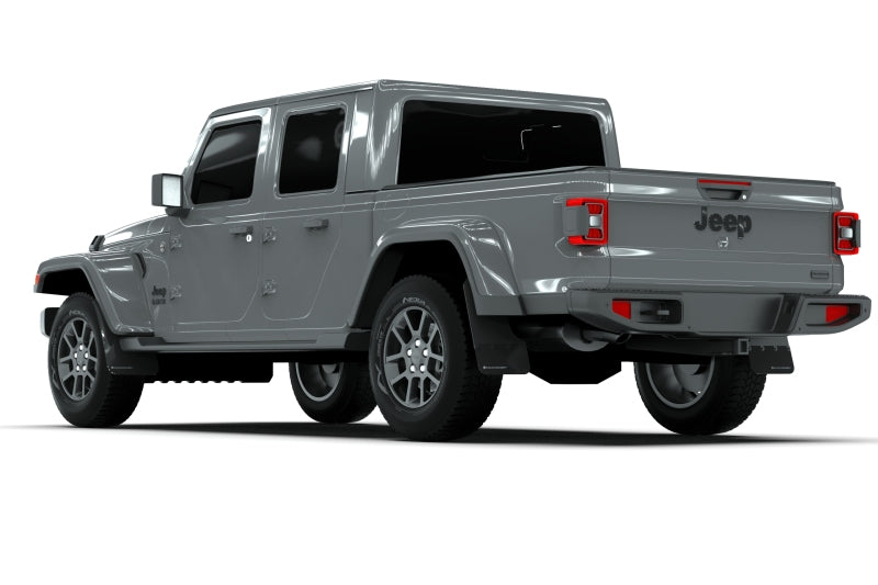 Rally Armor 19-23 Jeep JT Gladiator Mojave/Rubicon Black Mud Flap w/ Metallic Black Logo MF104-BLK-MBK MF104-BLK-MBK User 2