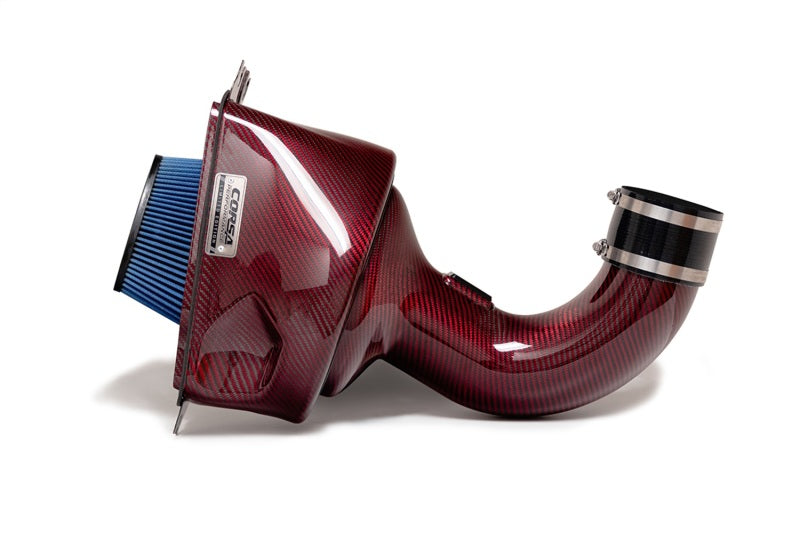 Corsa 14-19 Chevrolet Corvette C7 6.2L V8 Red Carbon Fiber Air Intake (Does Not Fit Z06/ZR1) 44001-R 44001-R Photo - Primary