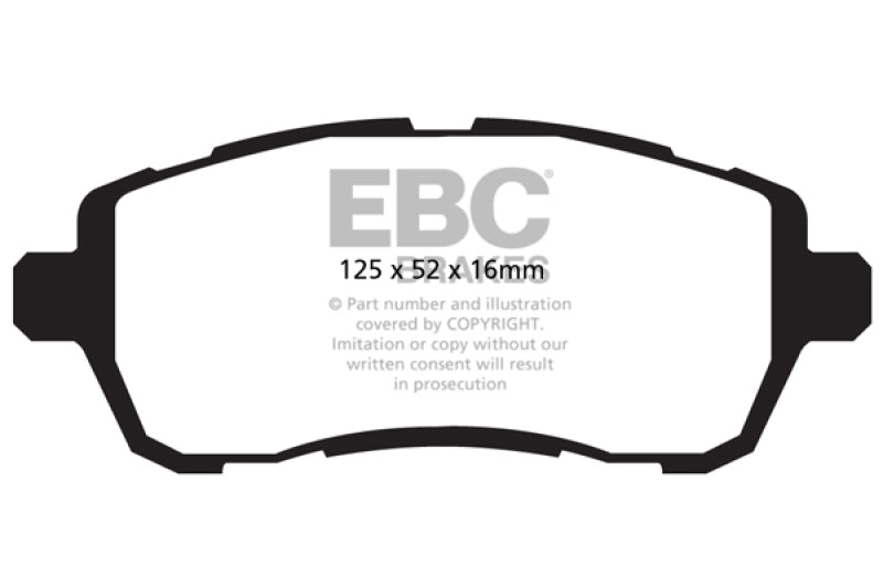 EBC Disc Brake Pad Set DP22002 Photo - Primary