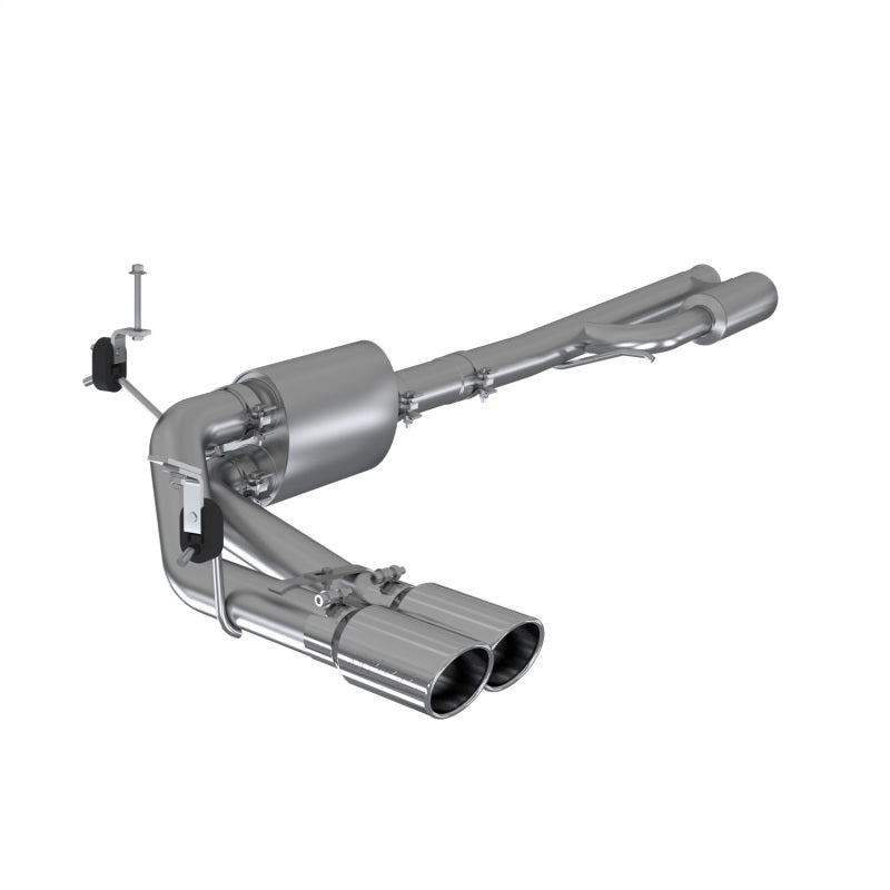 MBRP 2019+ Chevrolet Silverado 1500 4.5L/5.3L Pre-Axle Dual Side Exite w/ 4in OD Tip - AL S5092AL S5092AL Photo - Primary