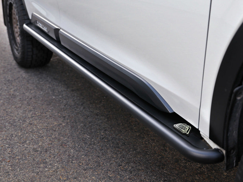 aFe POWER 20-23 Subaru Outback H4 2.4L (t) / H4 2.5L Terra Guard Trail Slider Steps - Black 79-27003 79-27003 Photo - Mounted