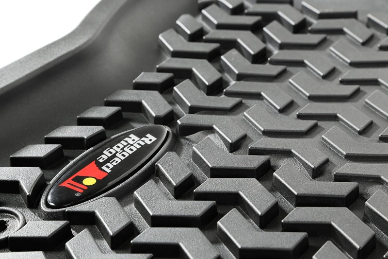 Rugged Ridge All Terrain Floor Liner,Front Pair,Black;15-18 Ford F-150 82902.33 Photo - Unmounted