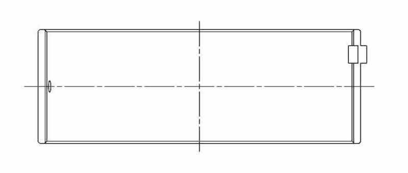 ACL Lexus 1UZFE/2UZFE/3UZFE .25mm Oversized Performance Rod Bearing Set 8B8091H-.25 8B8091H-.25 Technical Drawing